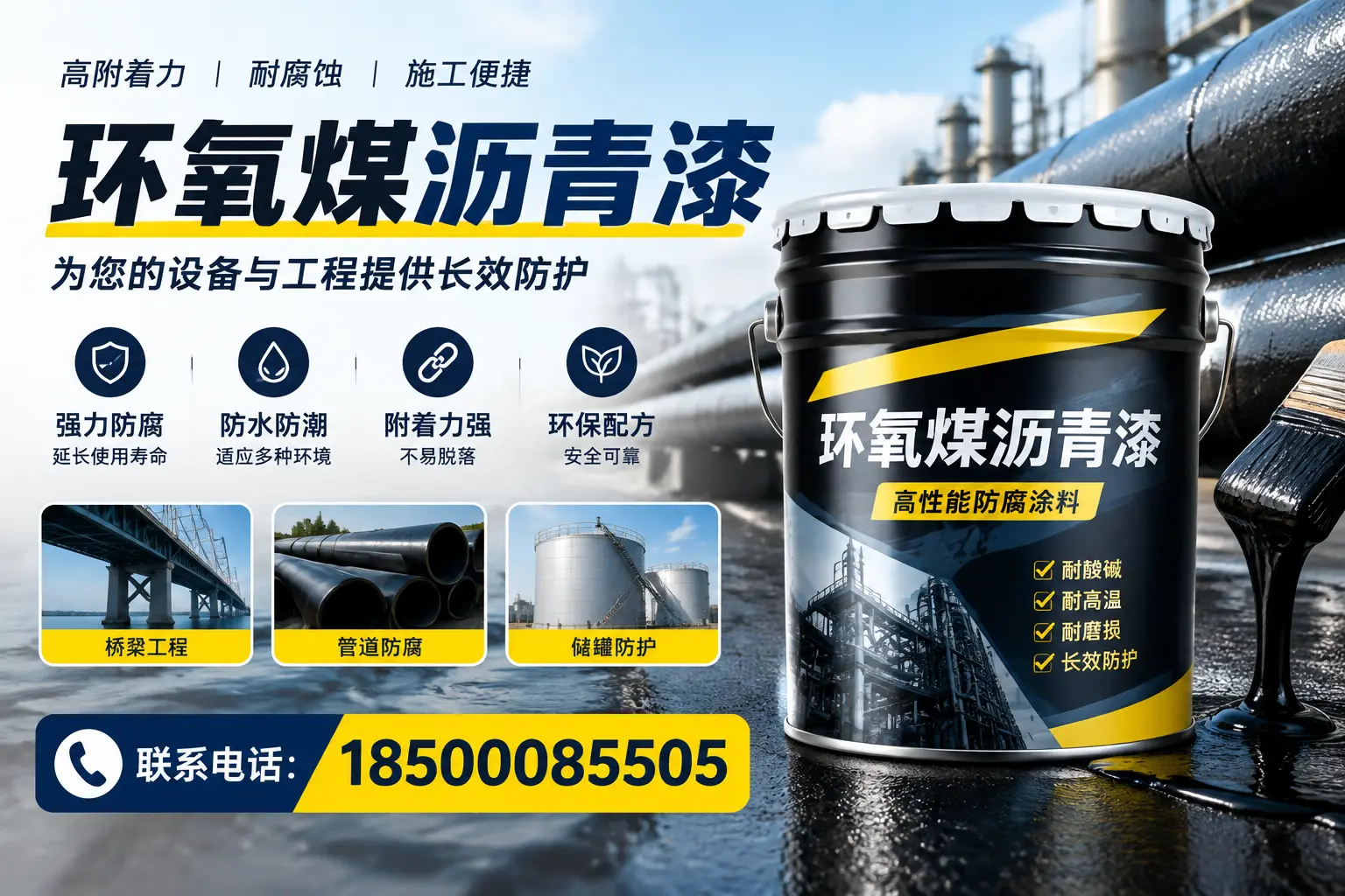 环氧煤沥青漆与其他涂料的对比分析,助力六盘水企业决策