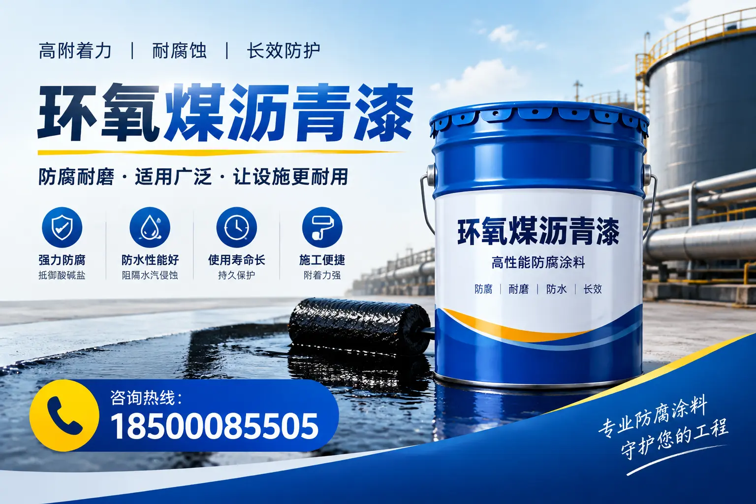 环氧煤沥青漆与其他涂料的对比分析,助力六盘水企业决策